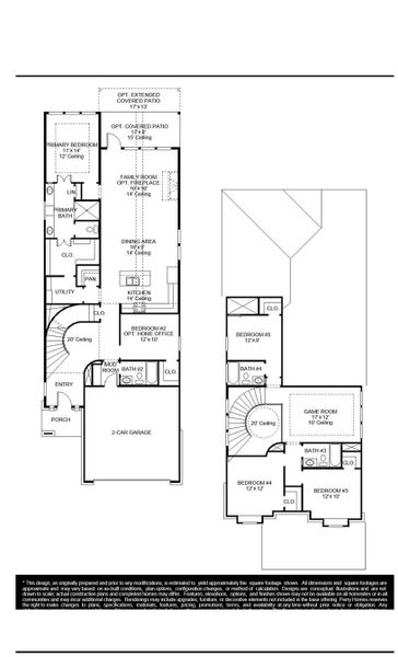 2D floor plan layout of this home in Santa Rita Ranch - Tierra Rosa, Liberty Hill, TX (Image 2). 2D floor plan layout of this home in Santa Rita Ranch - Tierra Rosa, Liberty Hill, TX (Image 2).