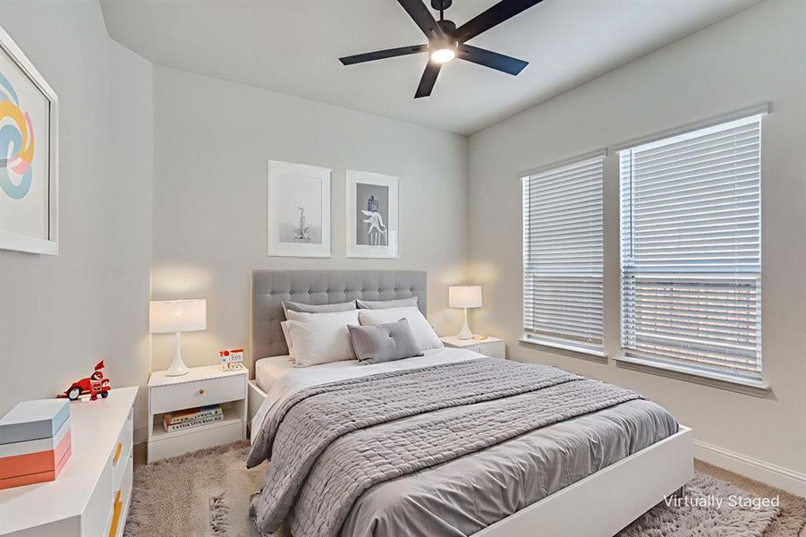 Furnished interior view inside a new home in Willow Wood Classic 60, McKinney (Image 15). Furnished interior view inside a new home in Willow Wood Classic 60, McKinney (Image 15).