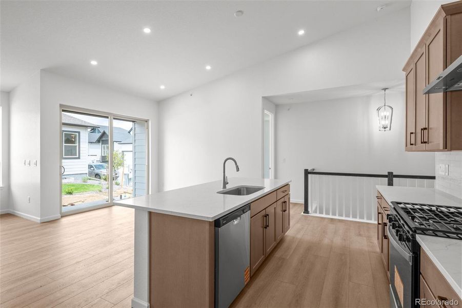 Furnished interior view inside a new home in Deer Creek, Littleton (Image 8).