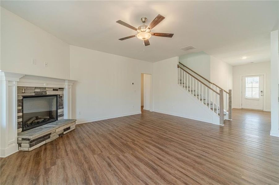 Spacious, unfurnished interior of a new home in Alcovy Estates, Monroe (Image 46).