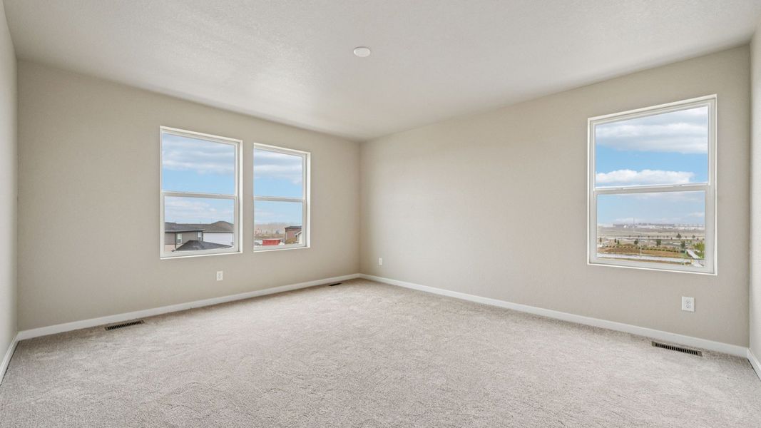 Furnished interior view inside a new home in Windler Townhomes, Aurora (Image 34).