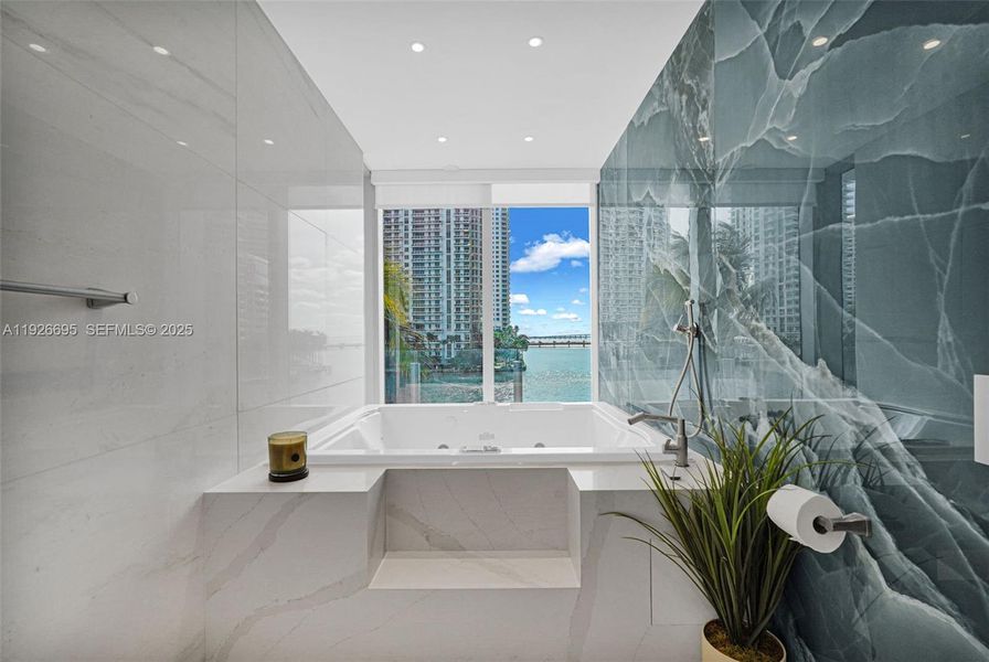 Furnished interior view inside a new home in , Miami (Image 39).