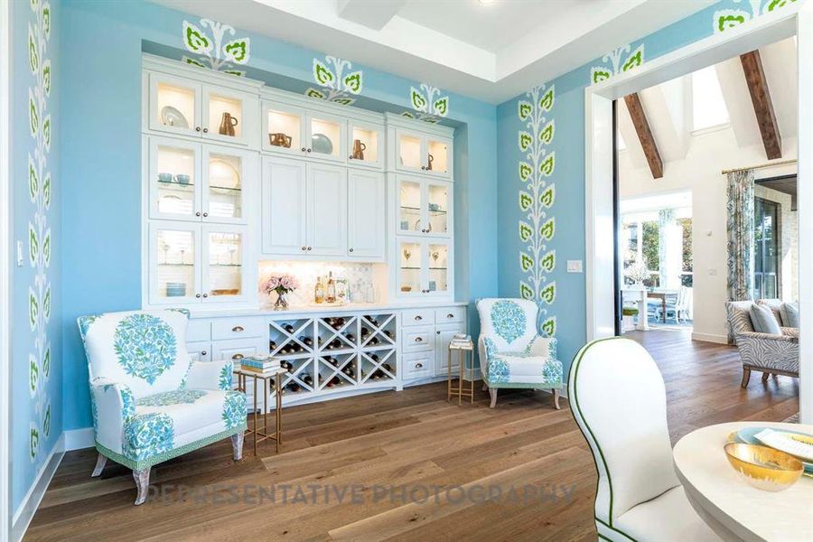 Furnished interior view inside a new home in Star Trail, Prosper (Image 22).