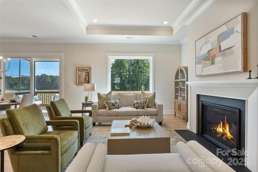 Furnished interior view inside a new home in , Fort Mill (Image 33).