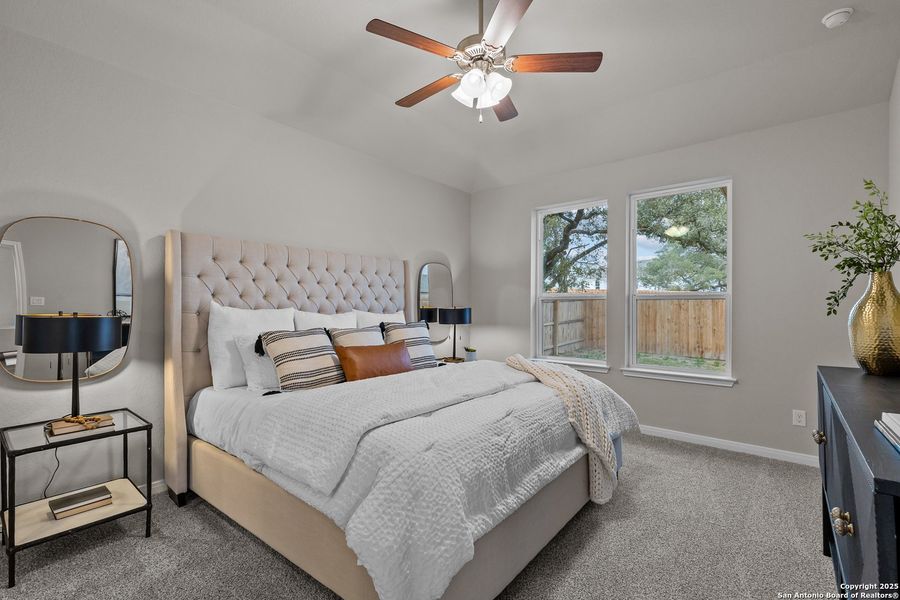 Furnished interior view inside a new home in Hunter's Ranch, San Antonio (Image 6).