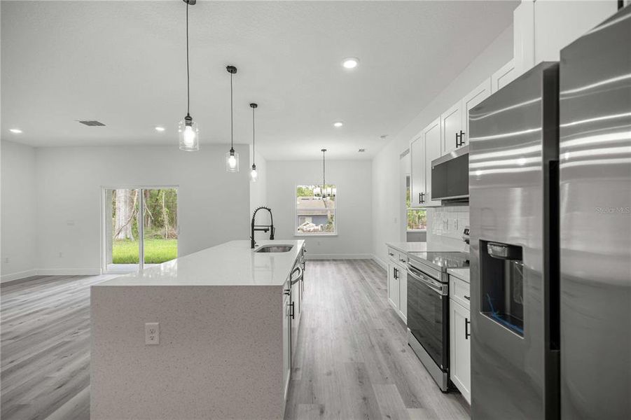 Furnished interior view inside a new home in , Citrus Springs (Image 7).