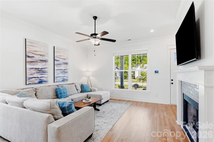 Furnished interior view inside a new home in , Belmont (Image 8).