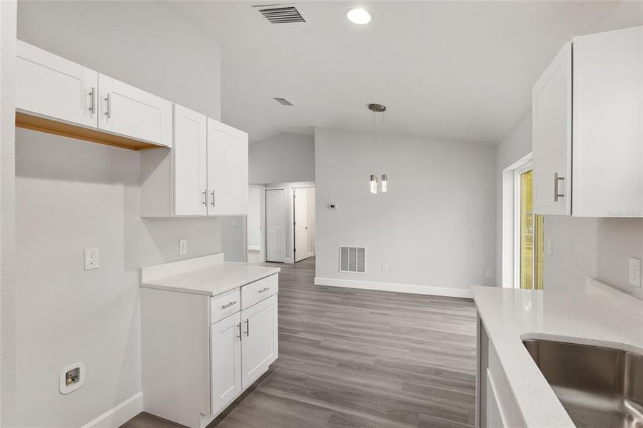 Furnished interior view inside a new home in , Dunnellon (Image 7).