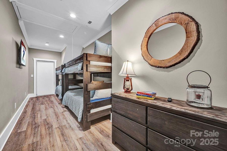 Hidden 2nd floor Bunk Room.
