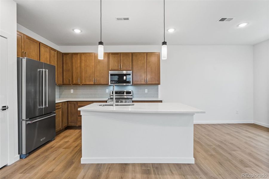 Furnished interior view inside a new home in , Arvada (Image 5).