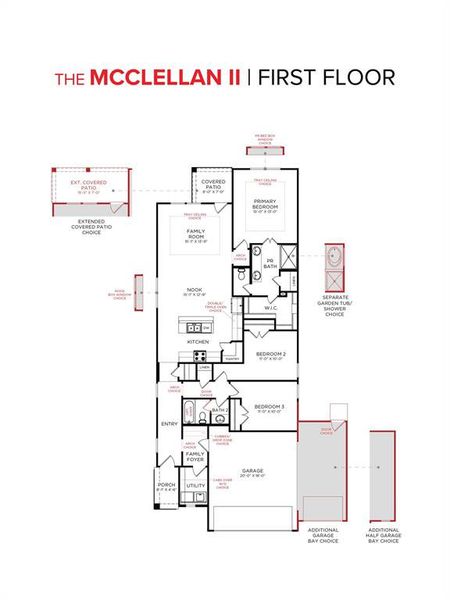 2D floor plan layout of this home in Devonshire 40s, Forney, TX (Image 3). 2D floor plan layout of this home in Devonshire 40s, Forney, TX (Image 3).