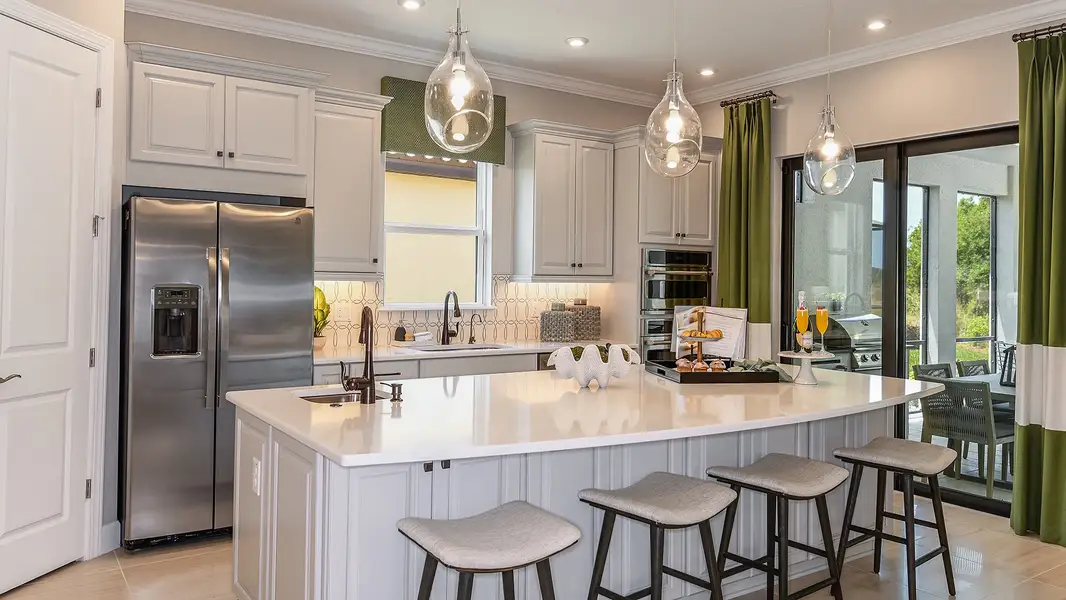 Furnished interior view inside a new home in Esplanade at Wiregrass Ranch, Wesley Chapel (Image 5).