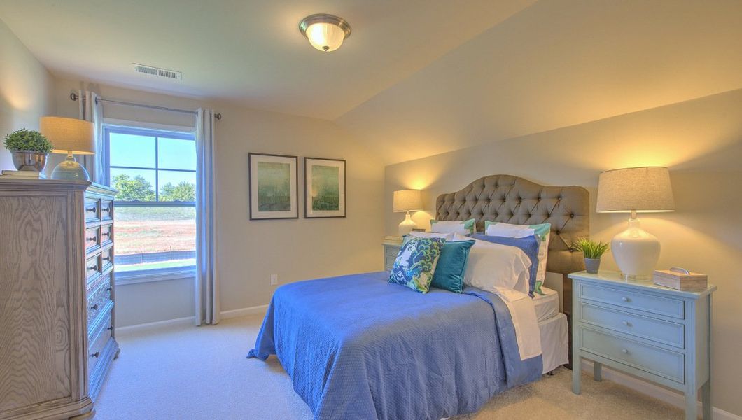 Furnished interior view inside a new home in Reserve at Tap Root Farms, Fletcher (Image 44).