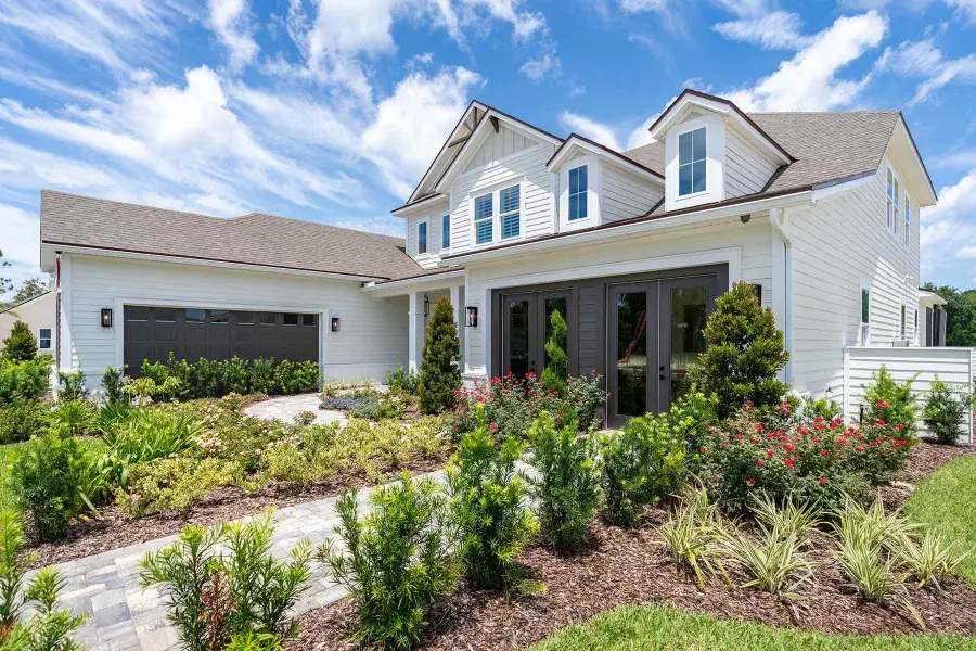 Representative exterior details of a home built from the Kasie - Hidden Creek by MasterCraft Builder Group in SilverLeaf, St. Augustine (Image 3).