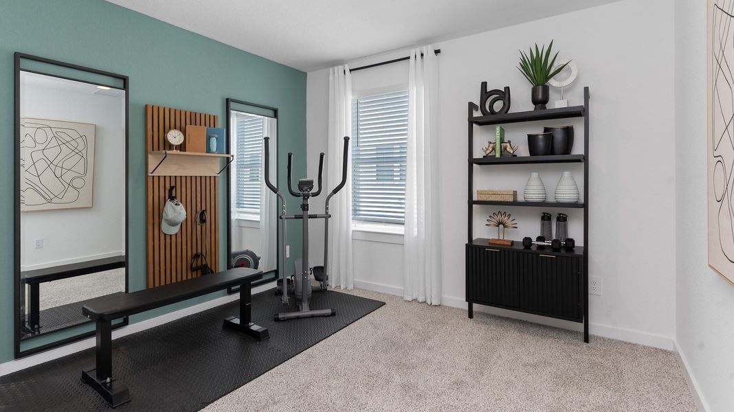 Furnished interior view inside a new home in Alaia Crossing, Houston (Image 6).