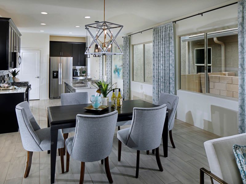 The 1600 floorplan modeled at La Estancia.