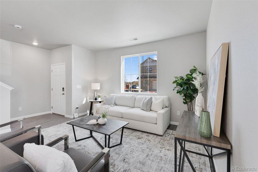 Furnished interior view inside a new home in , Longmont (Image 7). Furnished interior view inside a new home in , Longmont (Image 7).