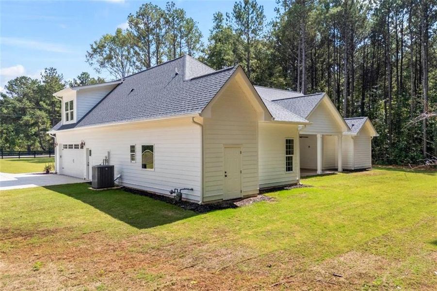 Exterior details and patio area of a home in , Covington (Image 27). Exterior details and patio area of a home in , Covington (Image 27).