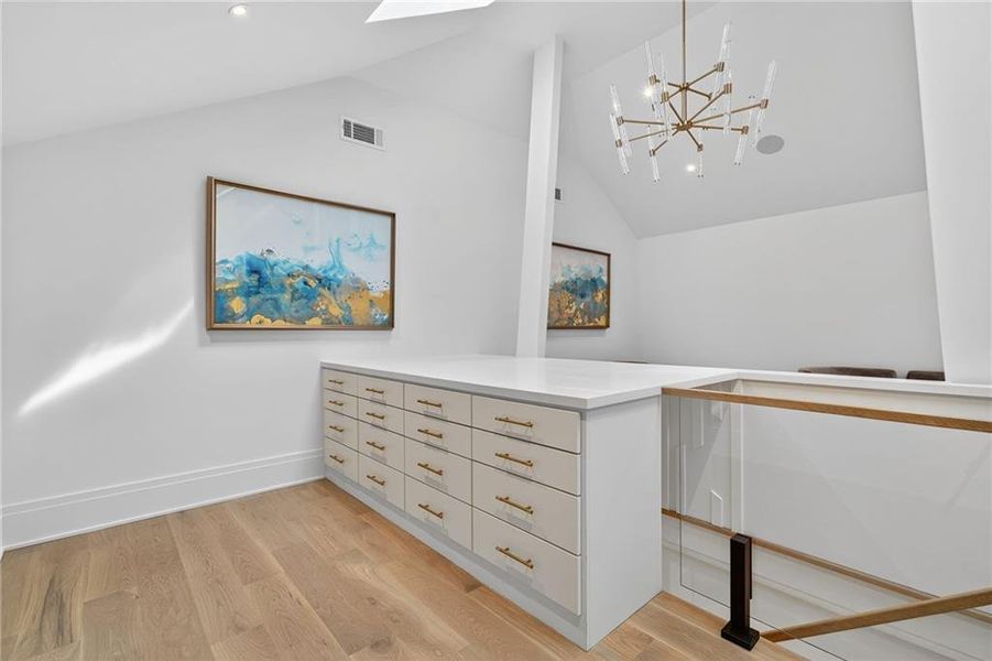 Furnished interior view inside a new home in , Atlanta (Image 48).