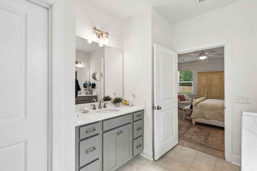 Furnished interior view inside a new home in , Huger (Image 39).