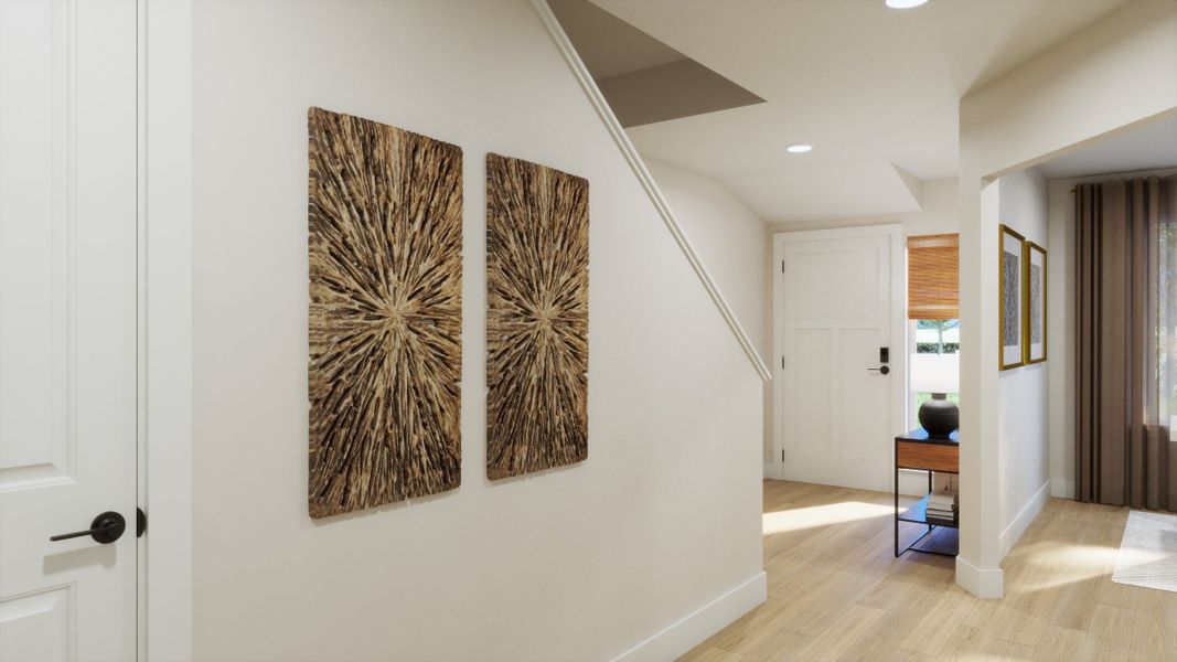 Representative furnished interior of a home built from the B End Unit by Trumark Homes in Hillcrest Creek, Arvada (Image 10).