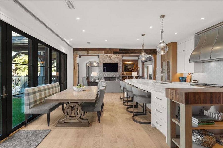 Furnished interior view inside a new home in , Flowery Branch (Image 69).