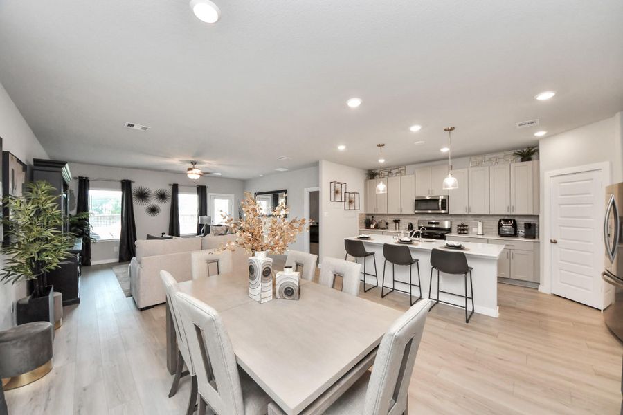 Furnished interior view inside a new home in Magnolia Place, Magnolia (Image 14).