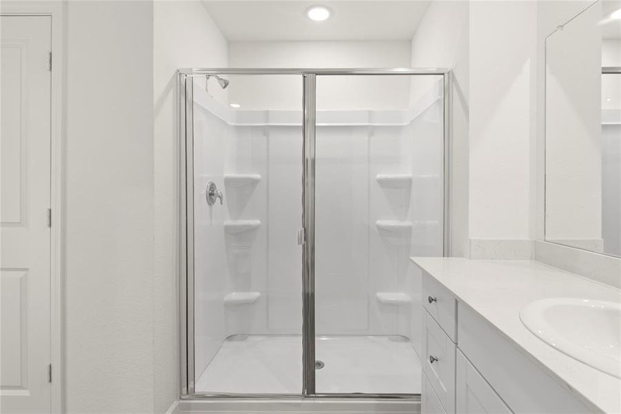 Furnished interior view inside a new home in Coyote Meadows, Anna (Image 13). Furnished interior view inside a new home in Coyote Meadows, Anna (Image 13).