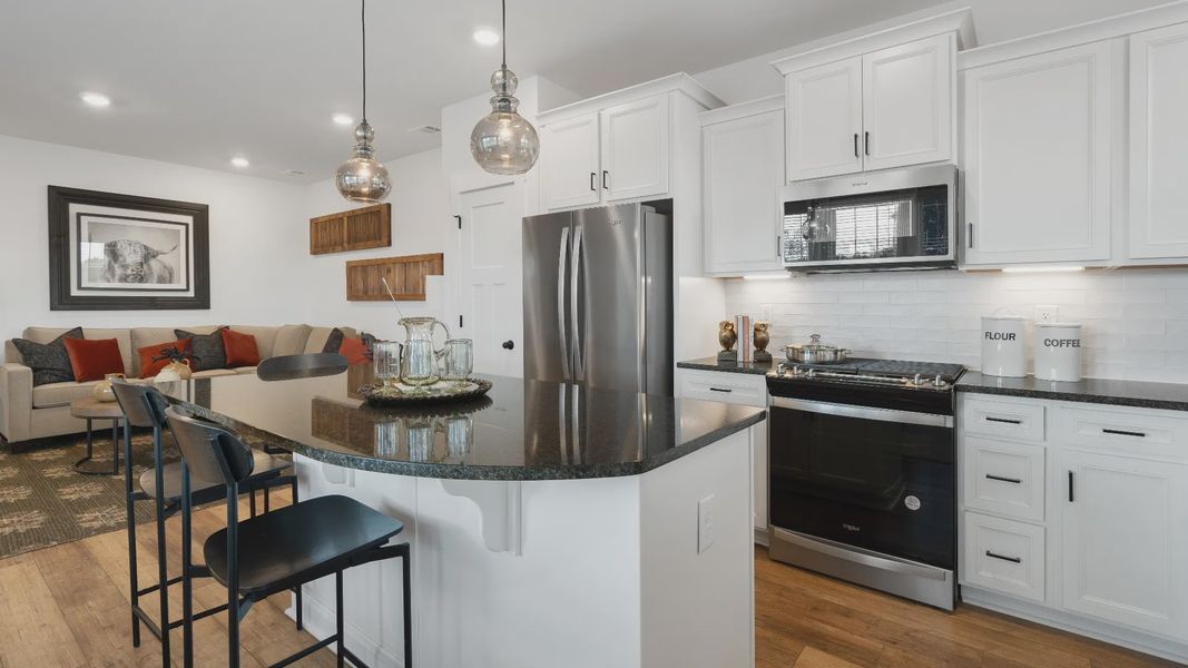 Kitchen of the Rochester Design by DRB Homes