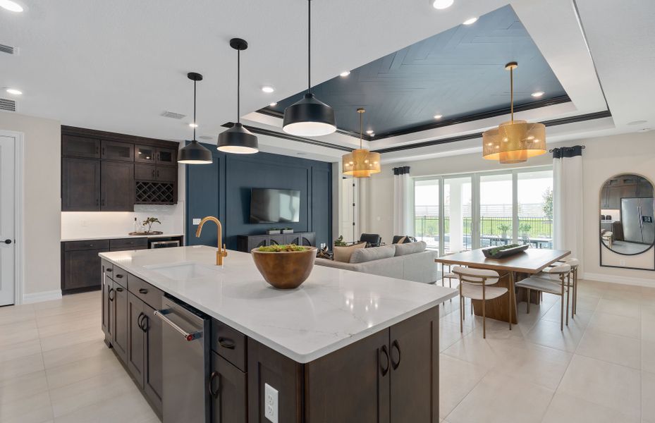 Representative furnished interior of a home built from the Mahogany by Pulte Homes in Avera, Orlando (Image 8).