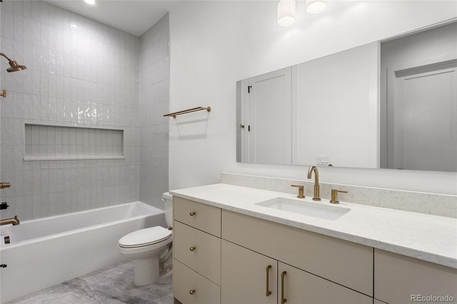 Furnished interior view inside a new home in , Denver (Image 21).