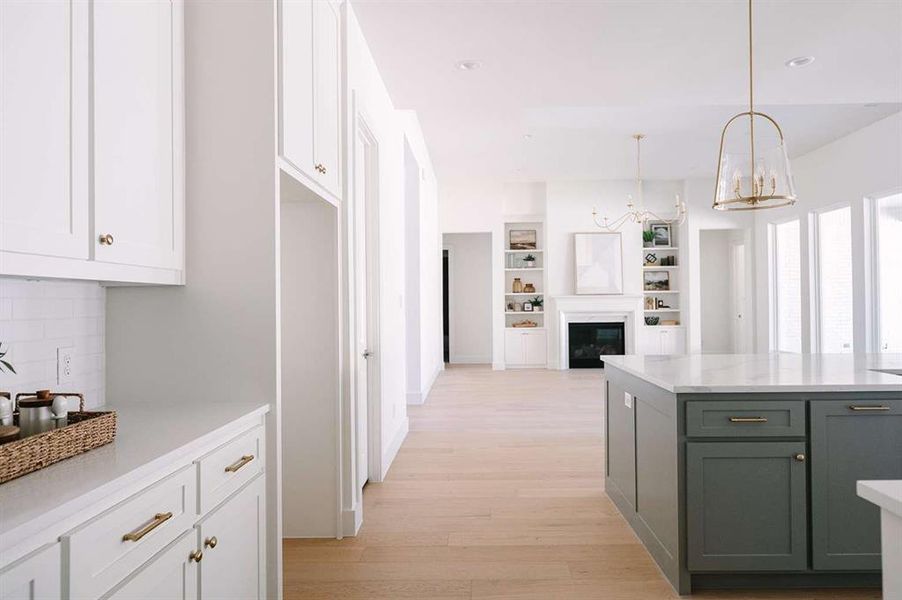 Furnished interior view inside a new home in , Weatherford (Image 13).