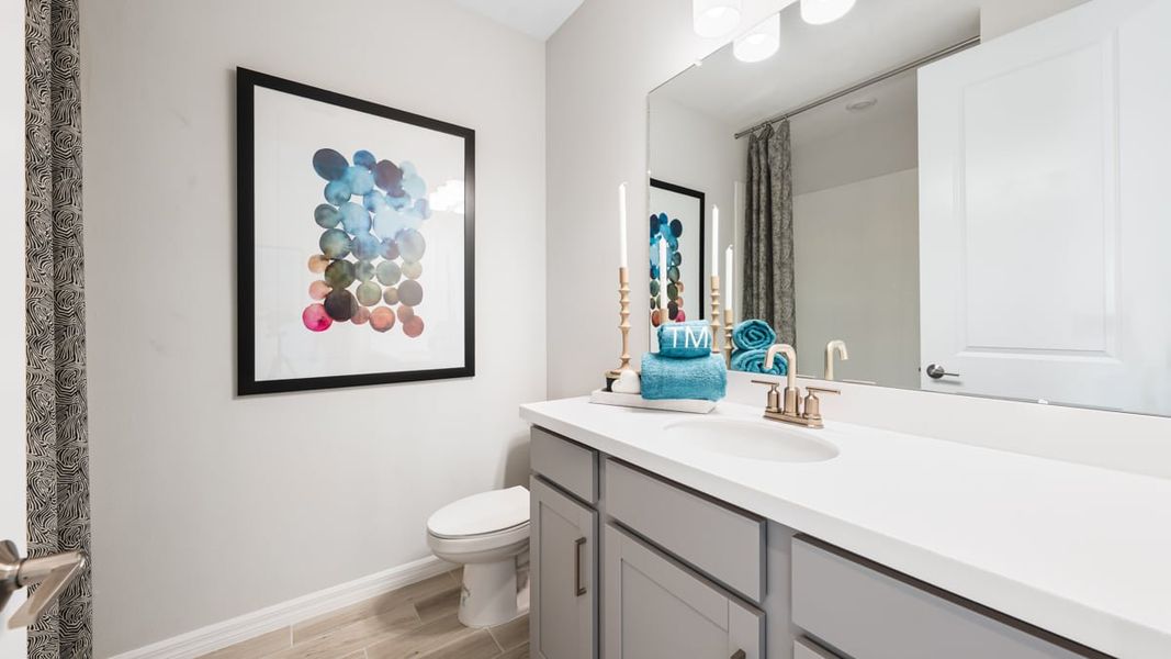 Representative furnished interior of a home built from the Bahama by Taylor Morrison in Firethorn, Parrish (Image 18).