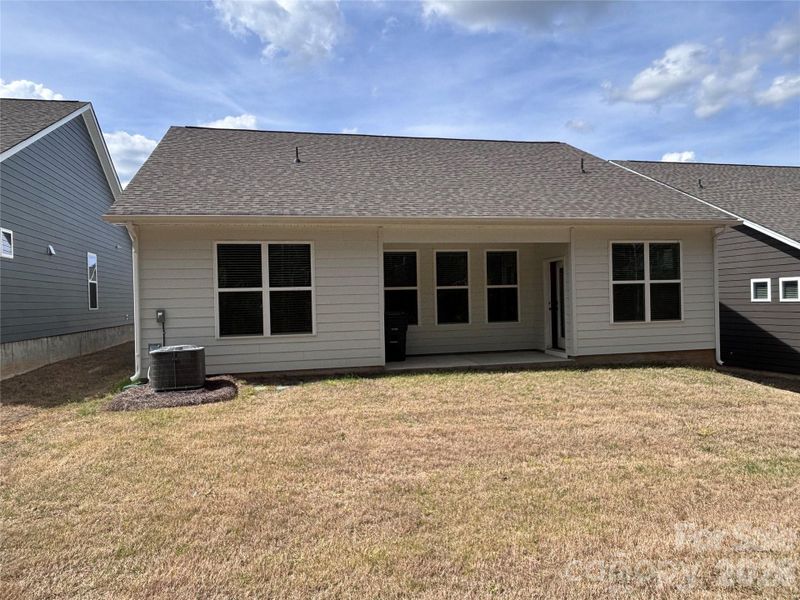 Exterior details and patio area of a home in Westport Freedom Series, York (Image 4).