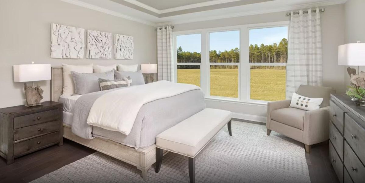Furnished interior view inside a new home in Sea Island Preserve, Johns Island (Image 10).