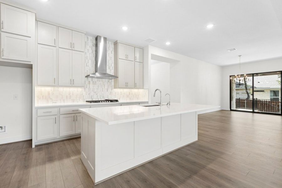 Furnished interior view inside a new home in Riverstone, Georgetown (Image 8).