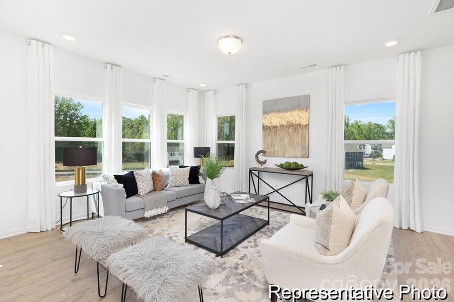 Furnished interior view inside a new home in , Kannapolis (Image 8).