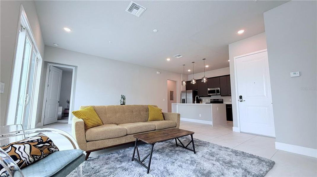 Furnished interior view inside a new home in , Reunion (Image 15).