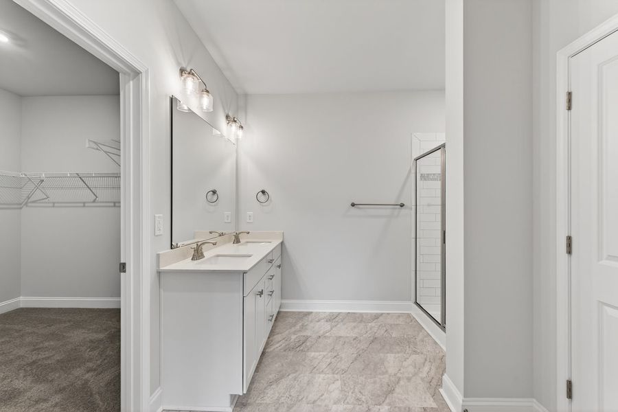Furnished interior view inside a new home in Crystal Village, Albemarle (Image 7).