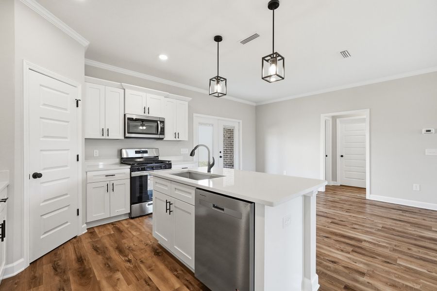 Furnished interior view inside a new home in , Crestview (Image 6).