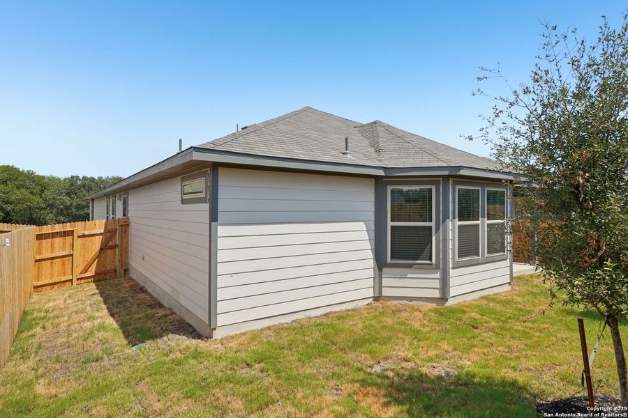 Front exterior of a new home in Royal Crest, San Antonio, TX, highlighting curb appeal (Image 24). Front exterior of a new home in Royal Crest, San Antonio, TX, highlighting curb appeal (Image 24).