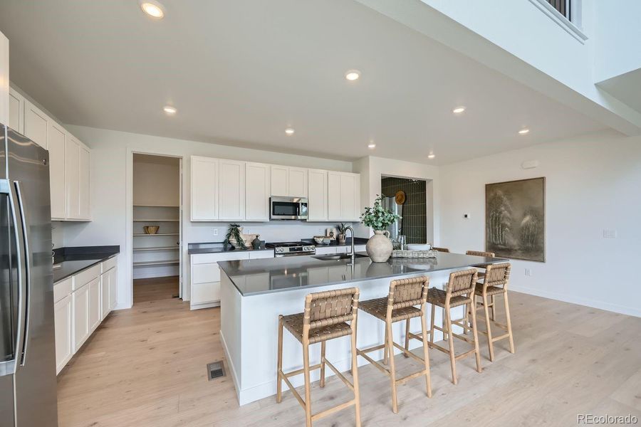 Furnished interior view inside a new home in Riano Ridge: The Grand Collection, Loveland (Image 8).
