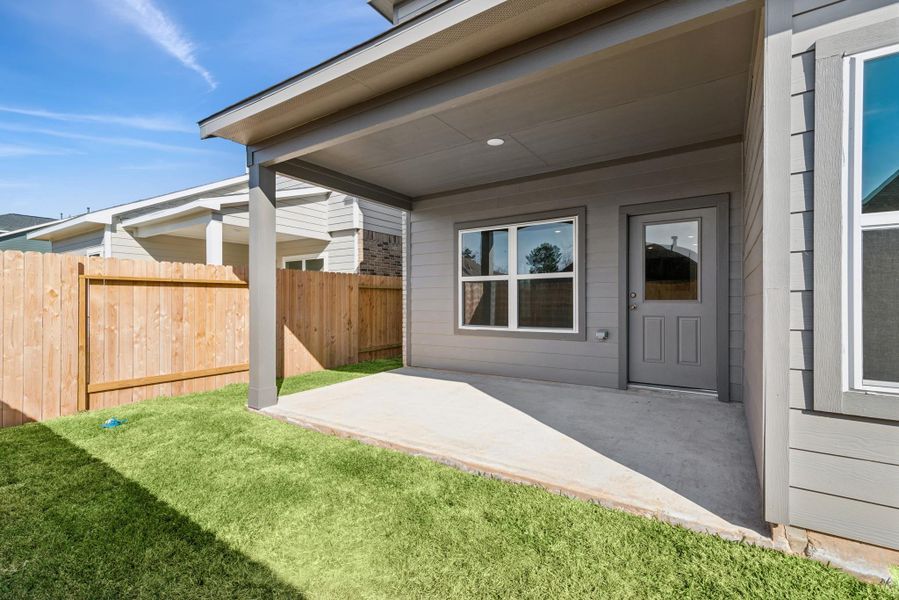 The Sparrow II- Rear Covered Patio