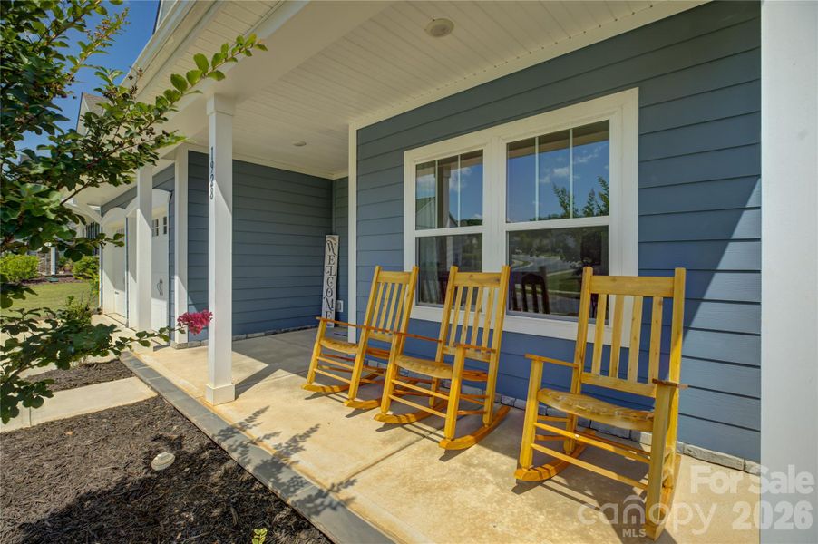 Exterior details and patio area of a home in , York (Image 4).