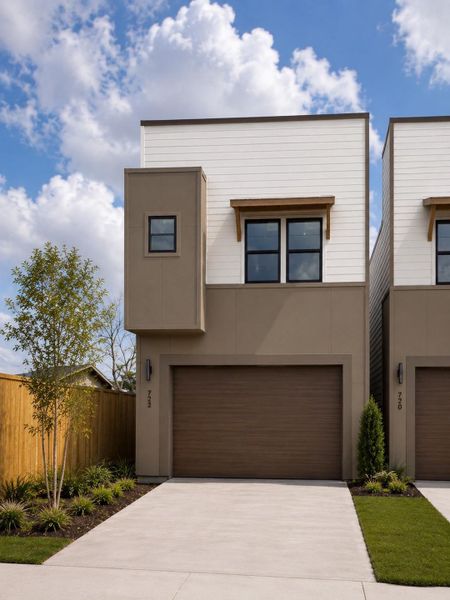 Front exterior of a new home in , Houston, TX, highlighting curb appeal (Image 5). Front exterior of a new home in , Houston, TX, highlighting curb appeal (Image 5).