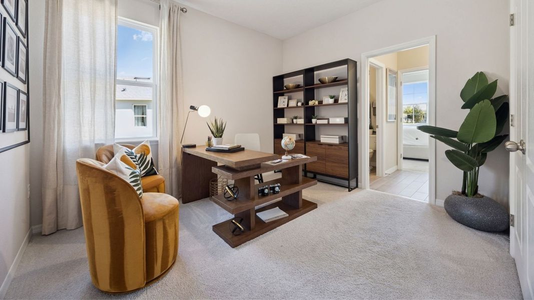 Furnished interior view inside a new home in Archers Mill, Ormond Beach (Image 12).