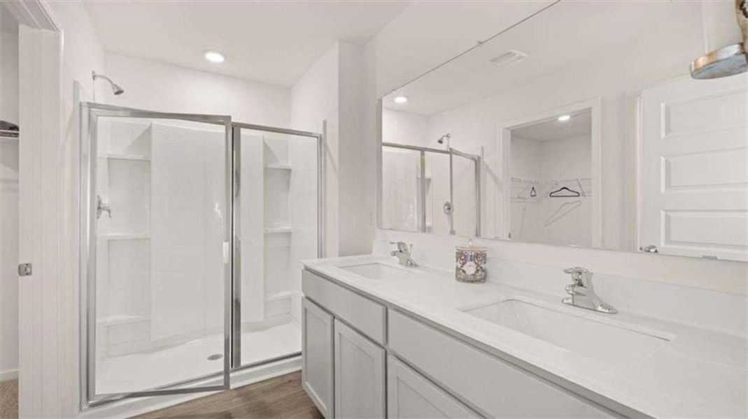 Furnished interior view inside a new home in Poplar Preserve, Newnan (Image 3).