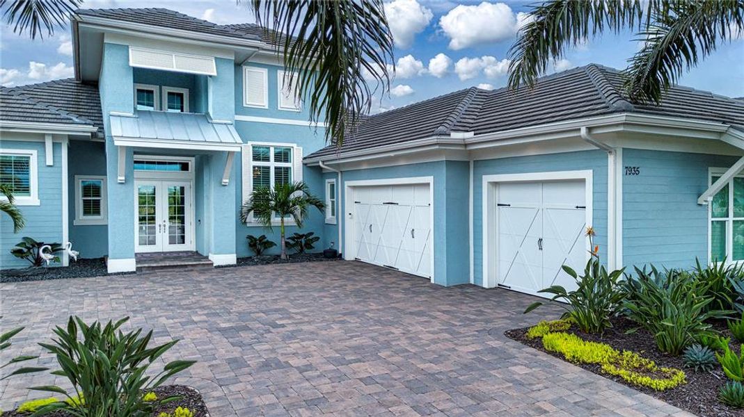 Front exterior of a new home in , Bradenton, FL, highlighting curb appeal (Image 21). Front exterior of a new home in , Bradenton, FL, highlighting curb appeal (Image 21).