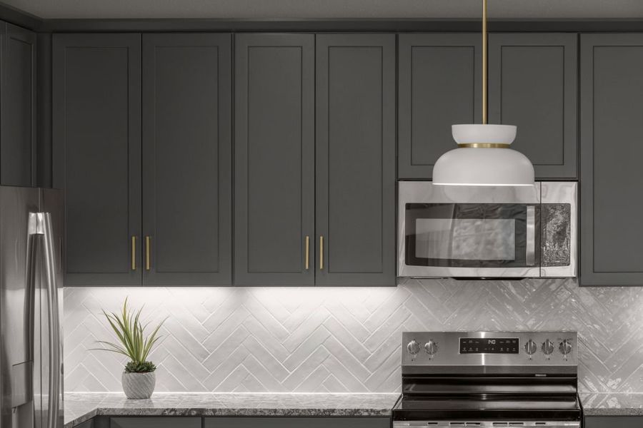 Kitchen tile backsplash