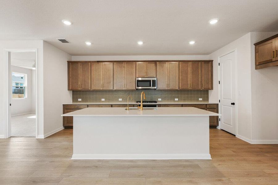 Furnished interior view inside a new home in Cannon Ranch, Dripping Springs (Image 7).